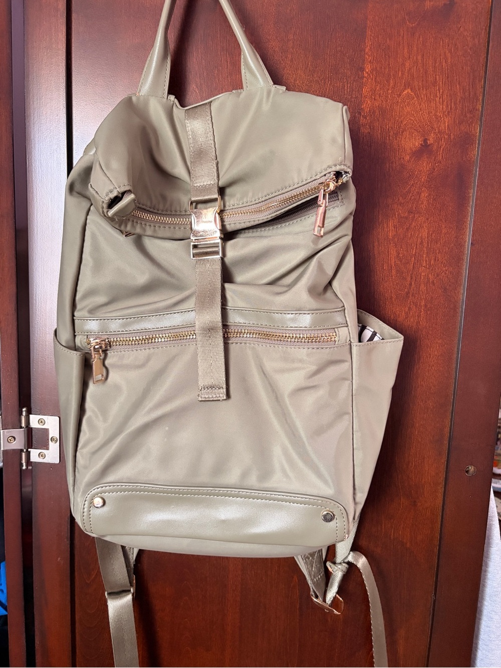 Olive Green Women’s Backpack - Stylish Everyday Carry